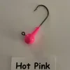 Jig Heads Round Leadhead - 1/4 oz White, Hot Pink 10 Count