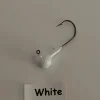 Jig Heads Round Leadhead - 1/4 oz White, Hot Pink 10 Count - Image 2