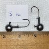 Jig Heads Round 1/16, 1/8, 3/16, 1/4, 5/16, 3/8, oz Lead Unpainted - Image 2