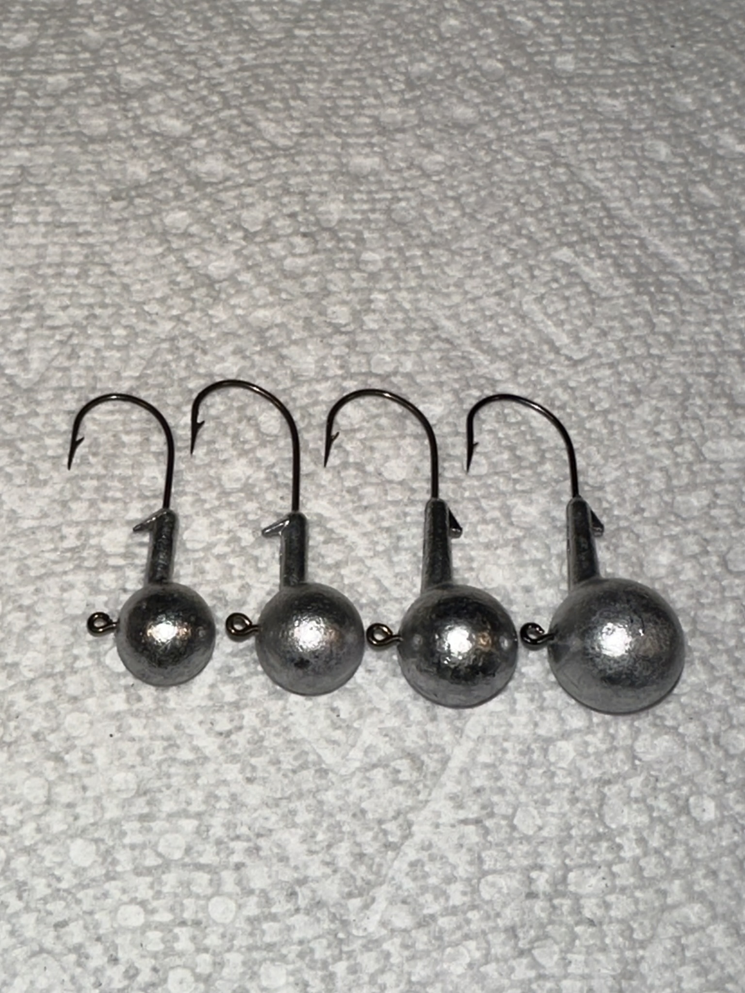 Jig Heads Round 1/2oz, 5/8 oz, 3/4 oz, 1 oz