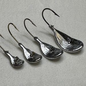 Wobble Head Jig Heads 1/16, 1/8, 1/4, 3/8 oz - Unpainted